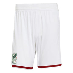 2026 Mexico Men's Authentic Home Shorts White 