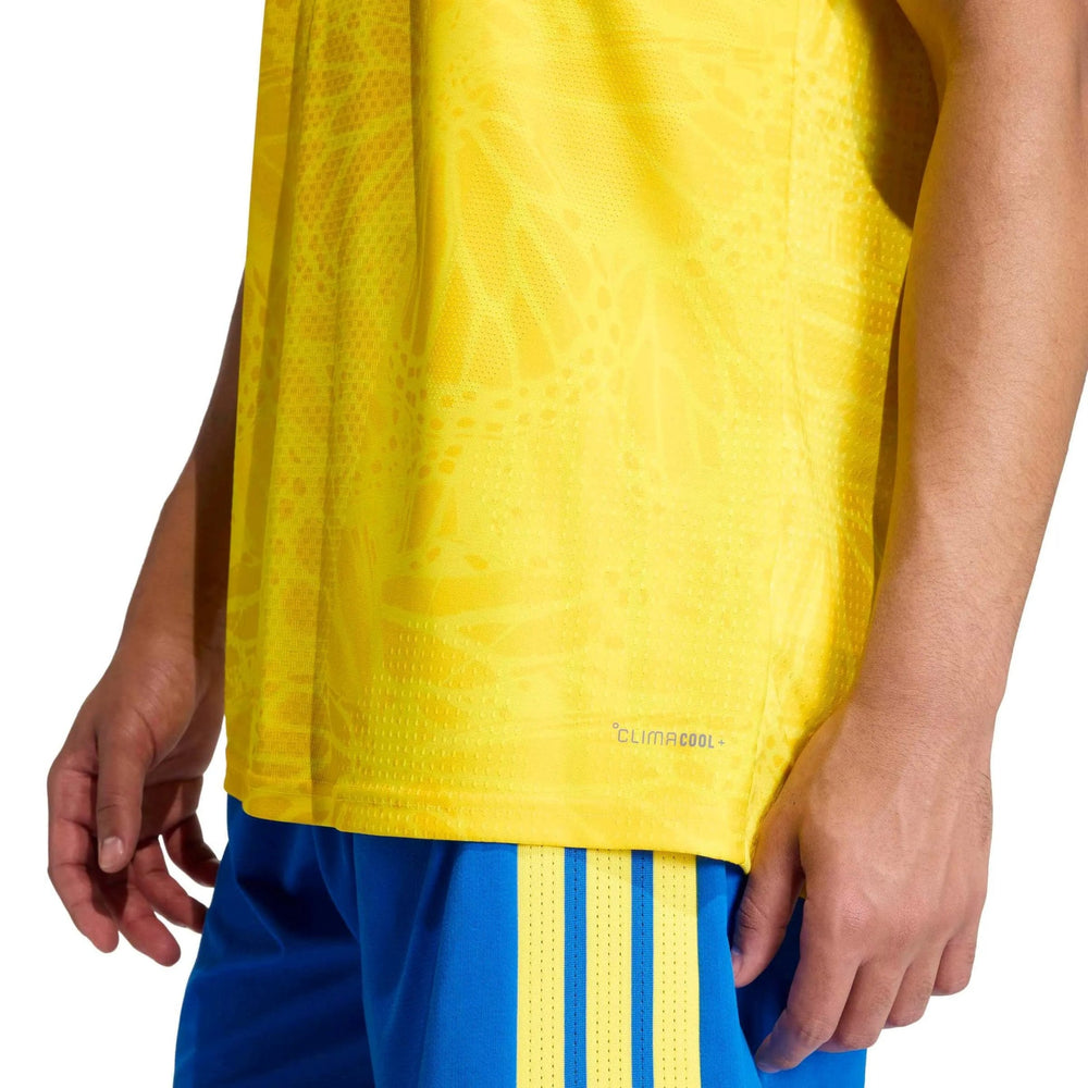 2026 Colombia Men's Authentic Home Soccer Jersey Impact Yellow 