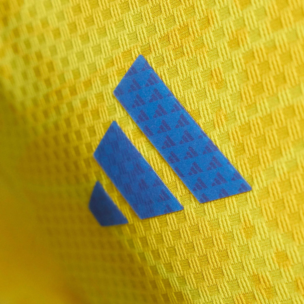 2026 Colombia Men's Authentic Home Long-Sleeve Soccer Jersey Impact Yellow 