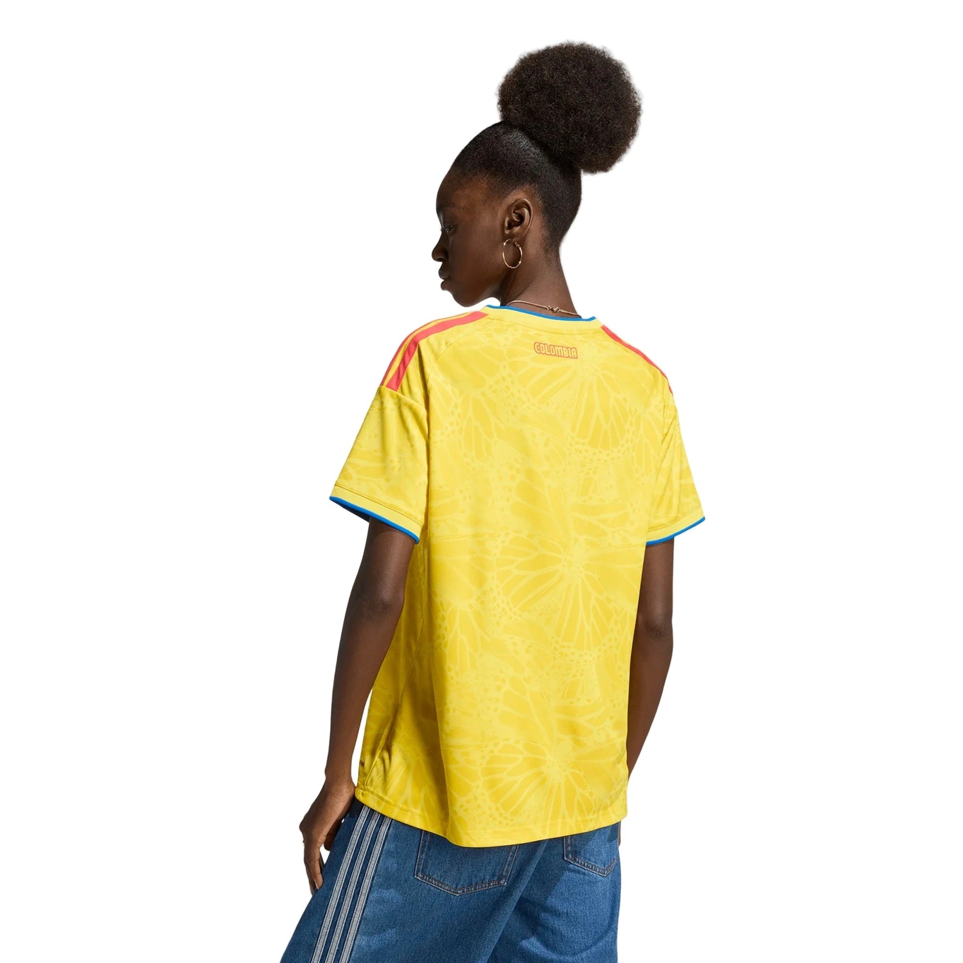 2026 Colombia Women's Stadium Home Soccer Jersey Impact Yellow 