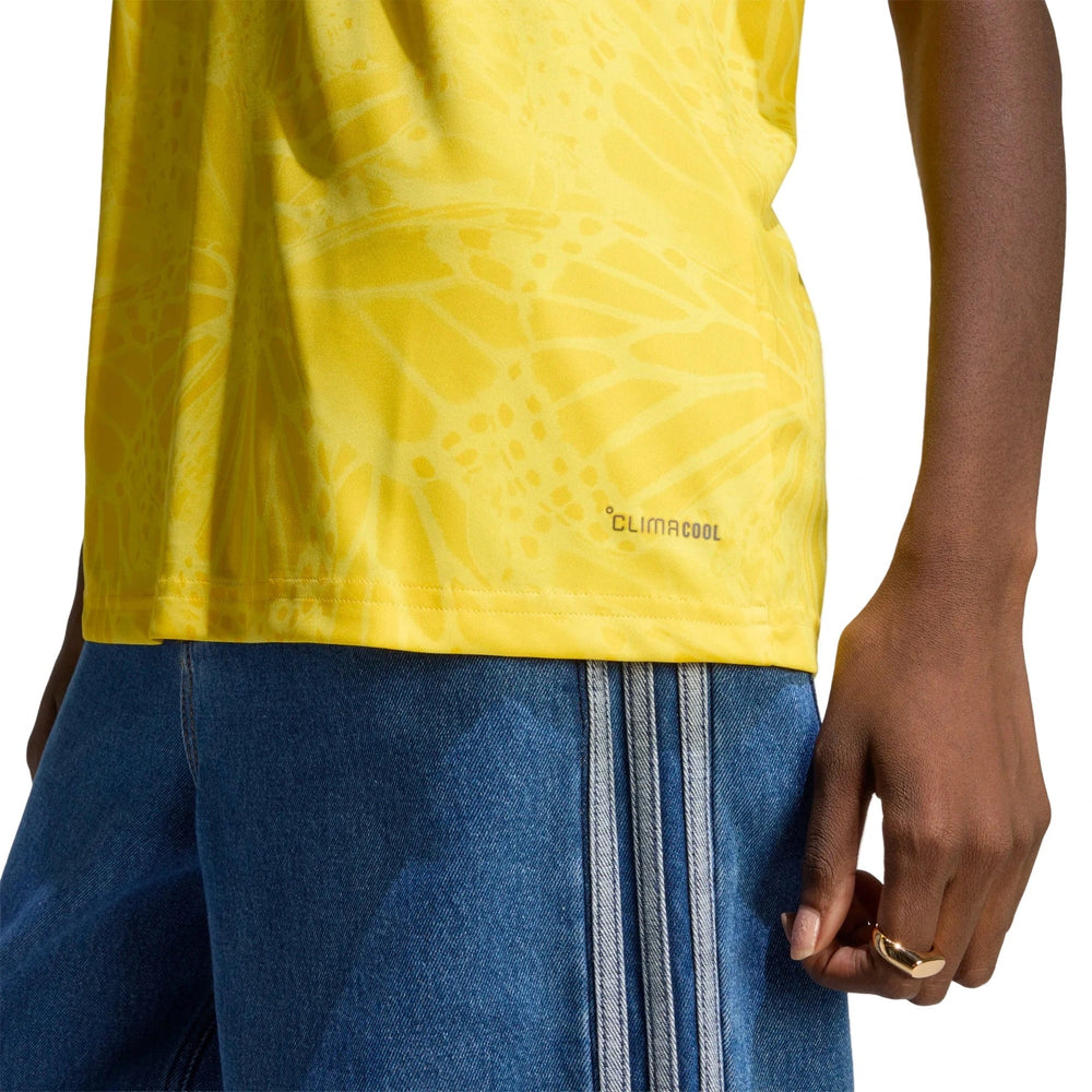 2026 Colombia Women's Stadium Home Soccer Jersey Impact Yellow 
