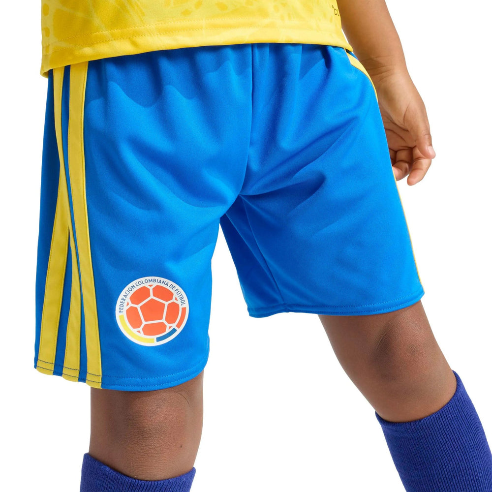 2026 Colombia Kid's Home Mini Kit Impact Yellow / Glory Blue 