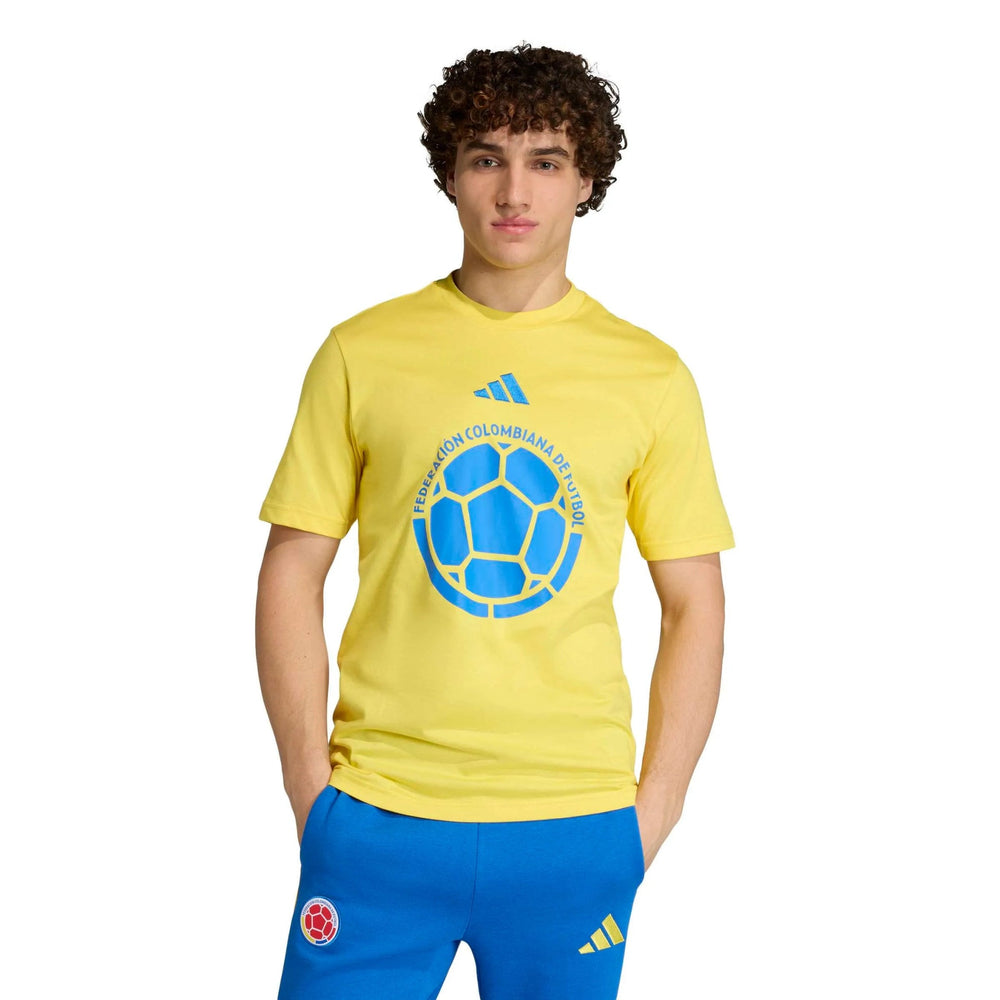 2026 Colombia Men's DNA Graphic Tee Impact Yellow 