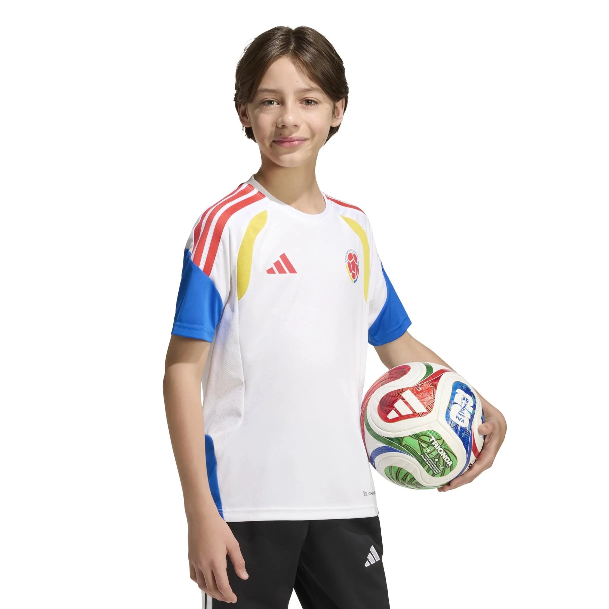 2026 Colombia Youth Training Soccer Jersey White 