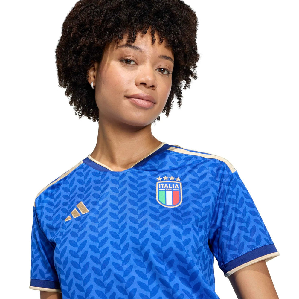 2026 Italy Women's Stadium Home Soccer Jersey Bold Blue 