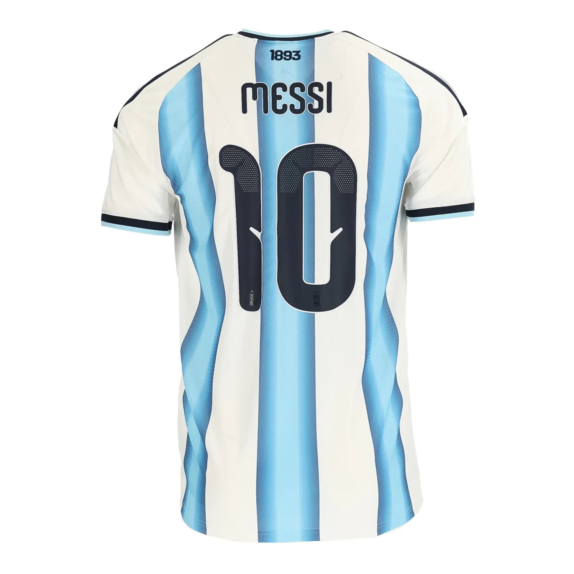 2026 Argentina Men's Authentic Home Soccer Jersey White / Icey Blue / Light Blue 