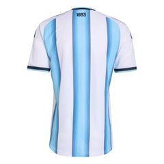 2026 Argentina Men's Authentic Home Soccer Jersey White / Icey Blue / Light Blue 