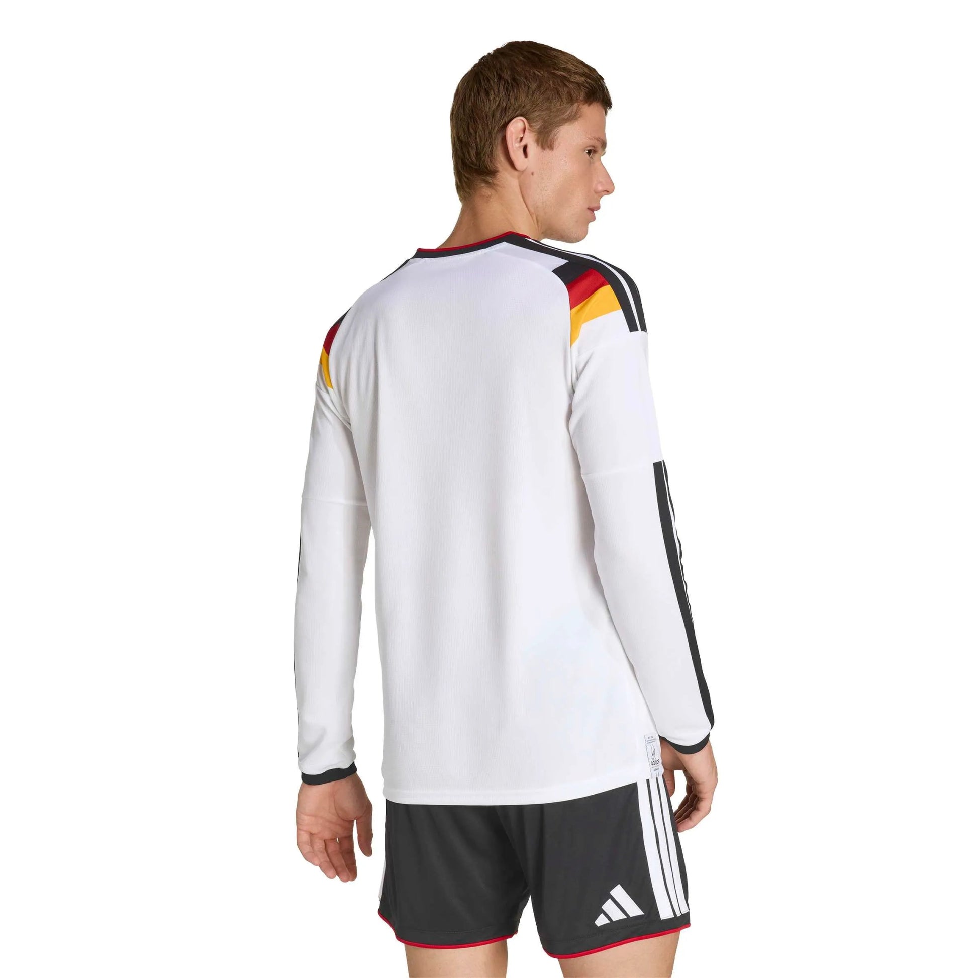 2026 Germany Men's Stadium Home Long-Sleeve Soccer Jersey White 