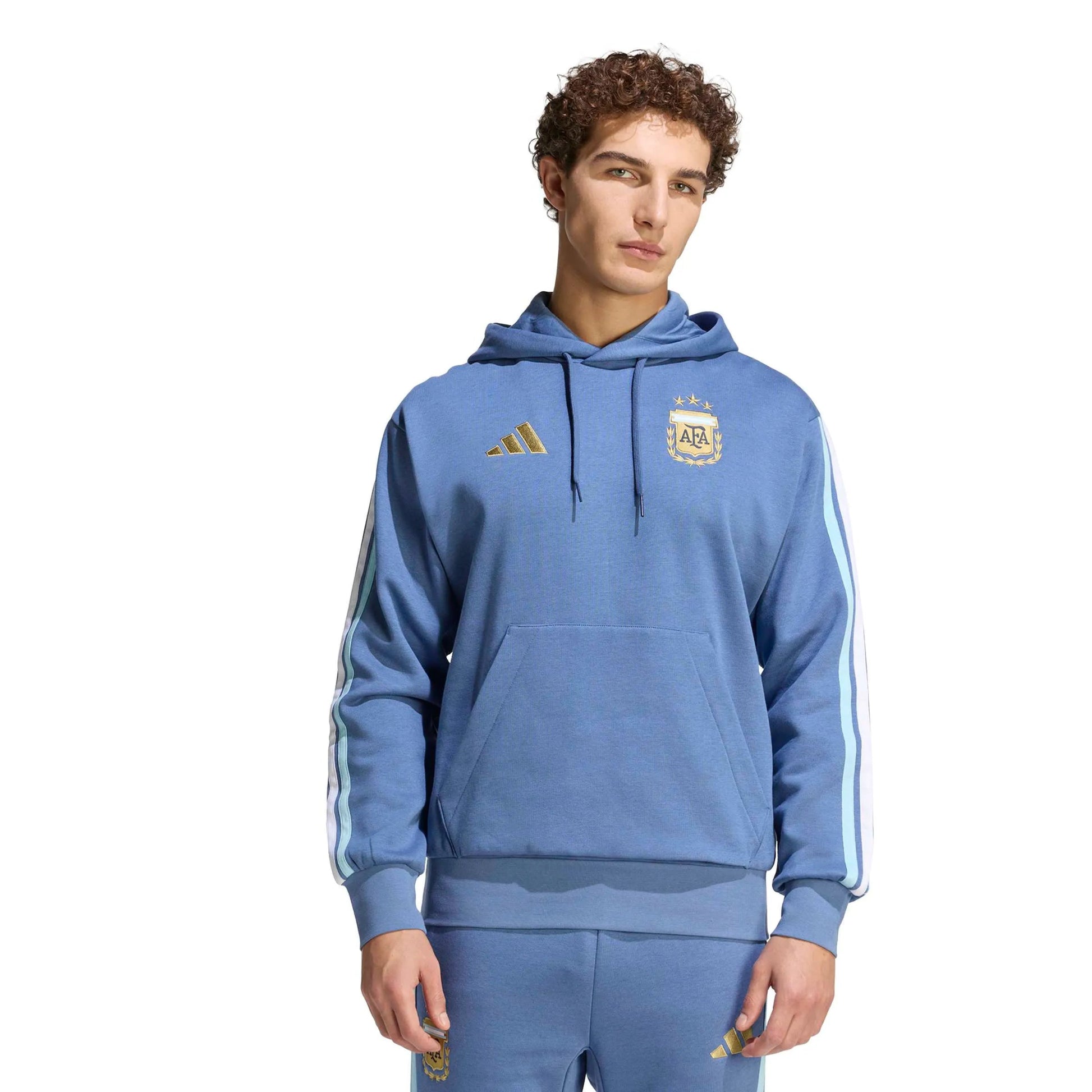 2026 Argentina Men's DNA Fleece Hoodie Crew Blue 