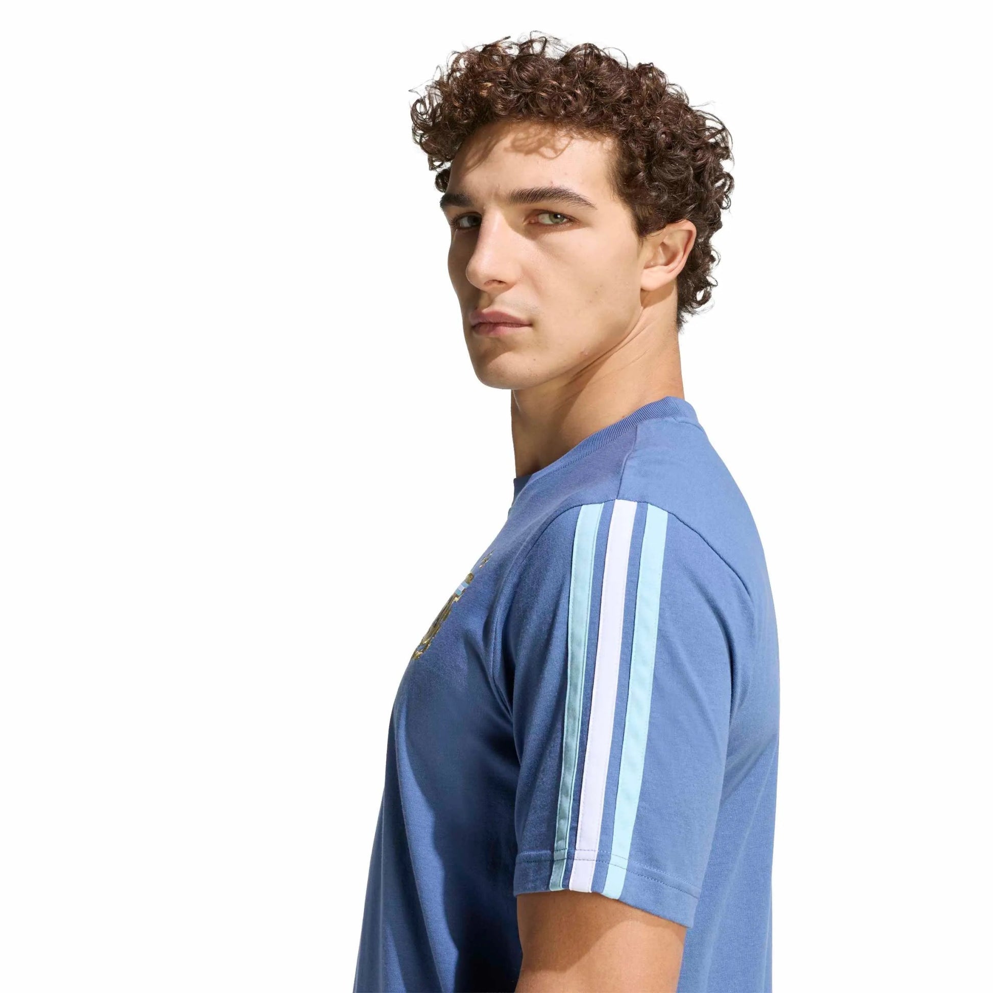 2026 Argentina Men's DNA Tee Crew Blue 