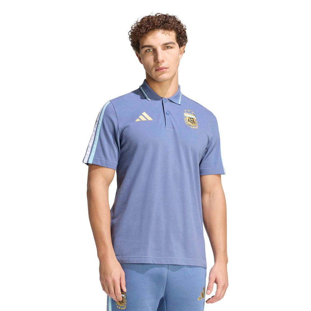 2026 Argentina Men's DNA Polo Crew Blue 