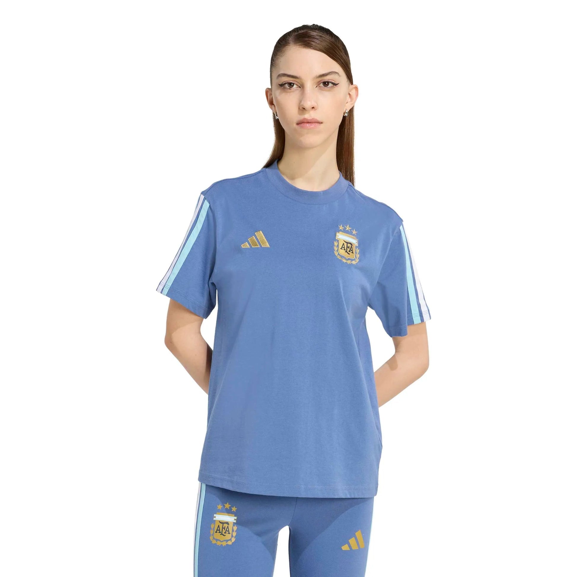 2026 Argentina Women's DNA Tee Crew Blue 