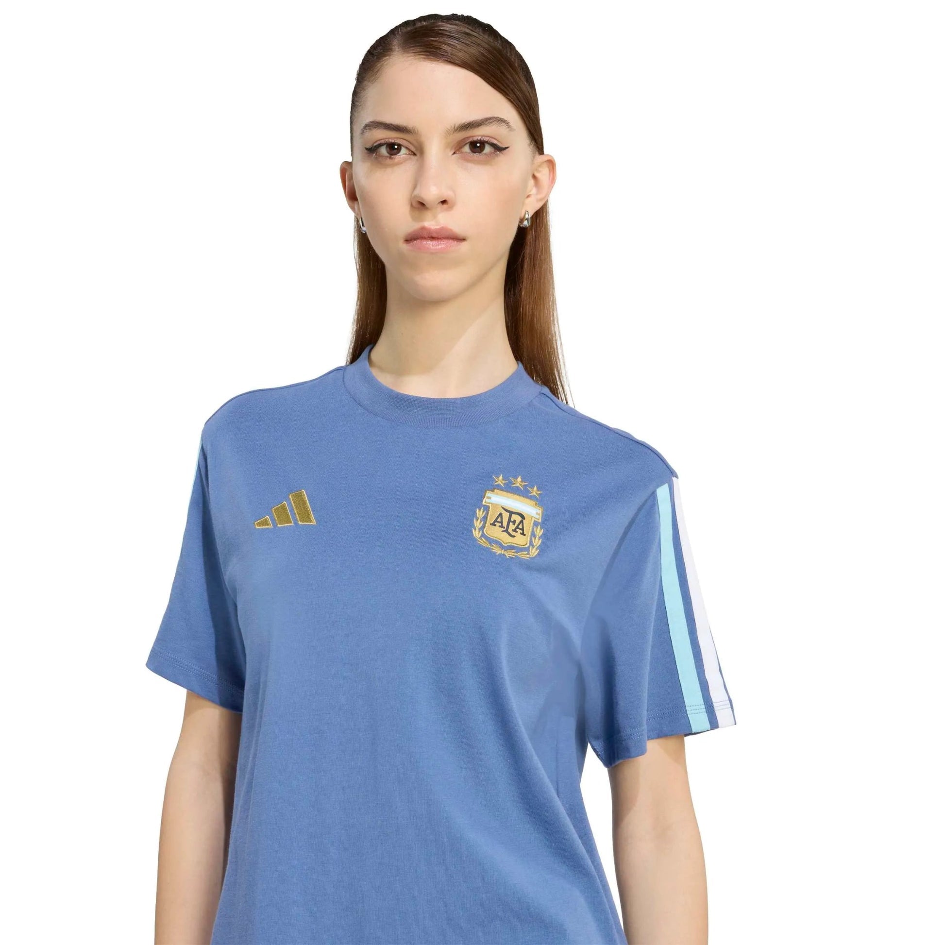 2026 Argentina Women's DNA Tee Crew Blue 