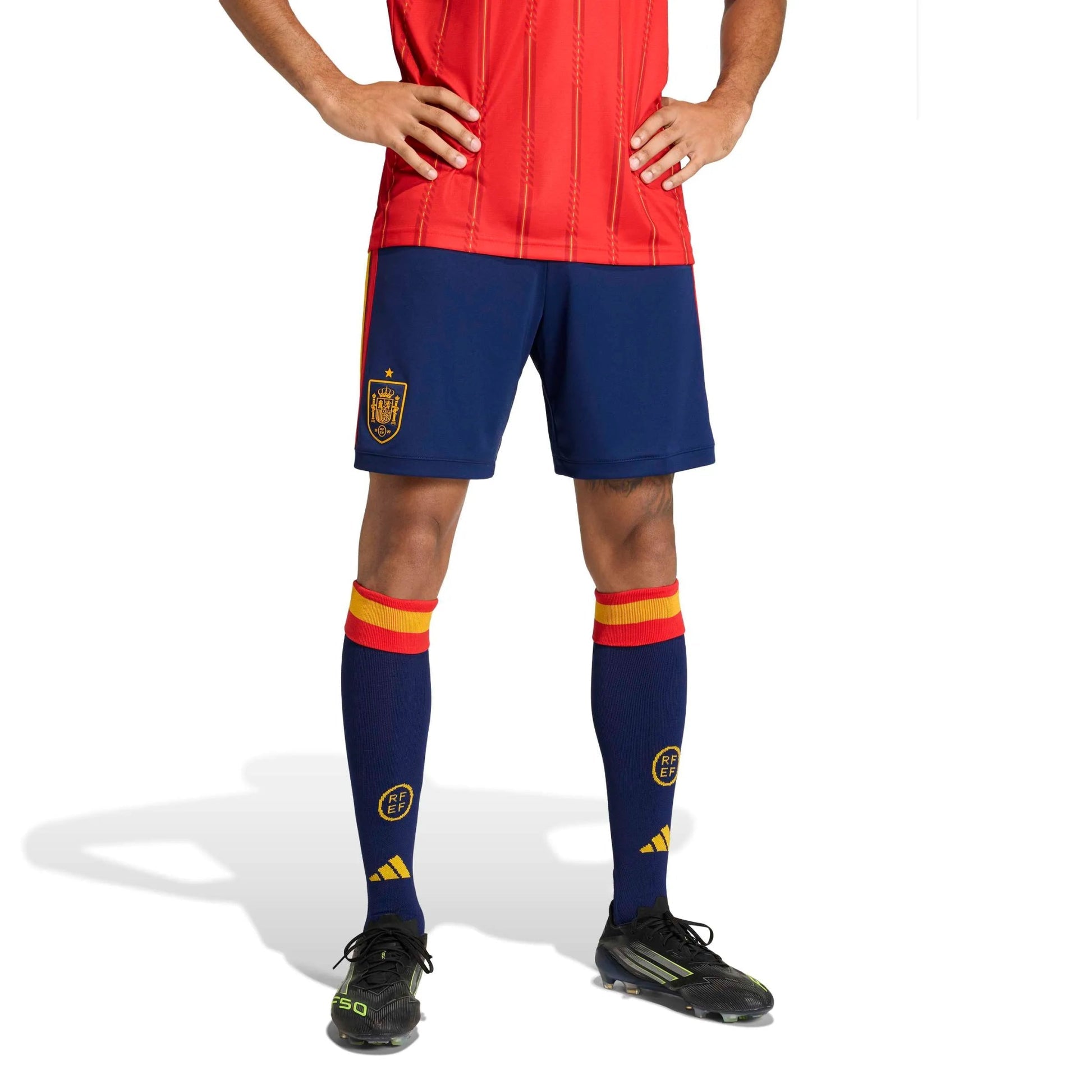 2026 Spain Men's Stadium Home Shorts Dark Blue 