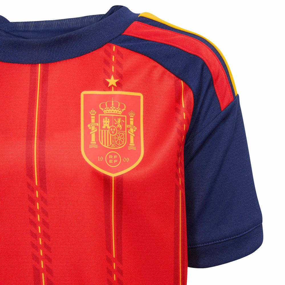 2026 Spain Kid's Home Mini Kit Vivid Red 