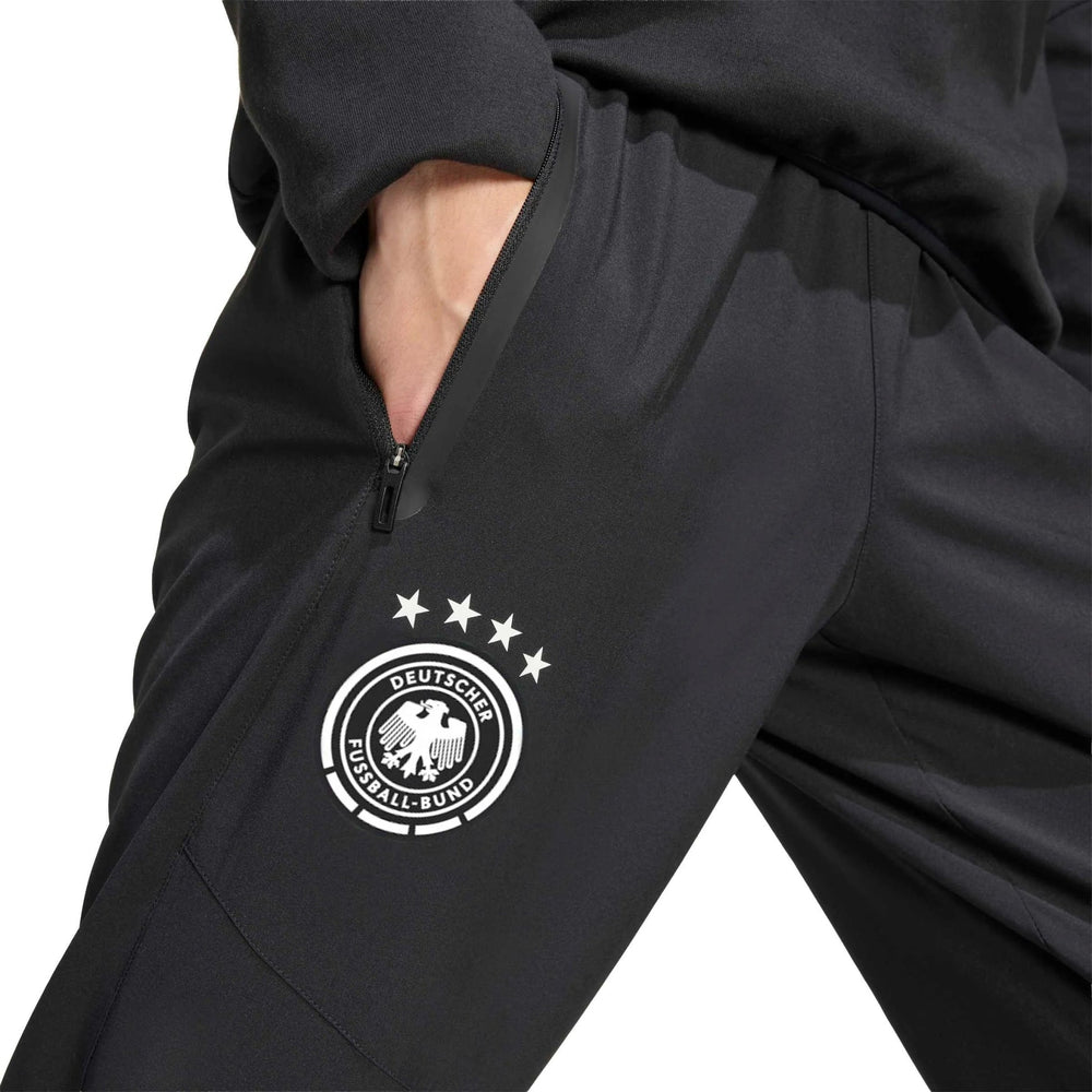 2026 Germany Men's Tiro Travel Pants Black 