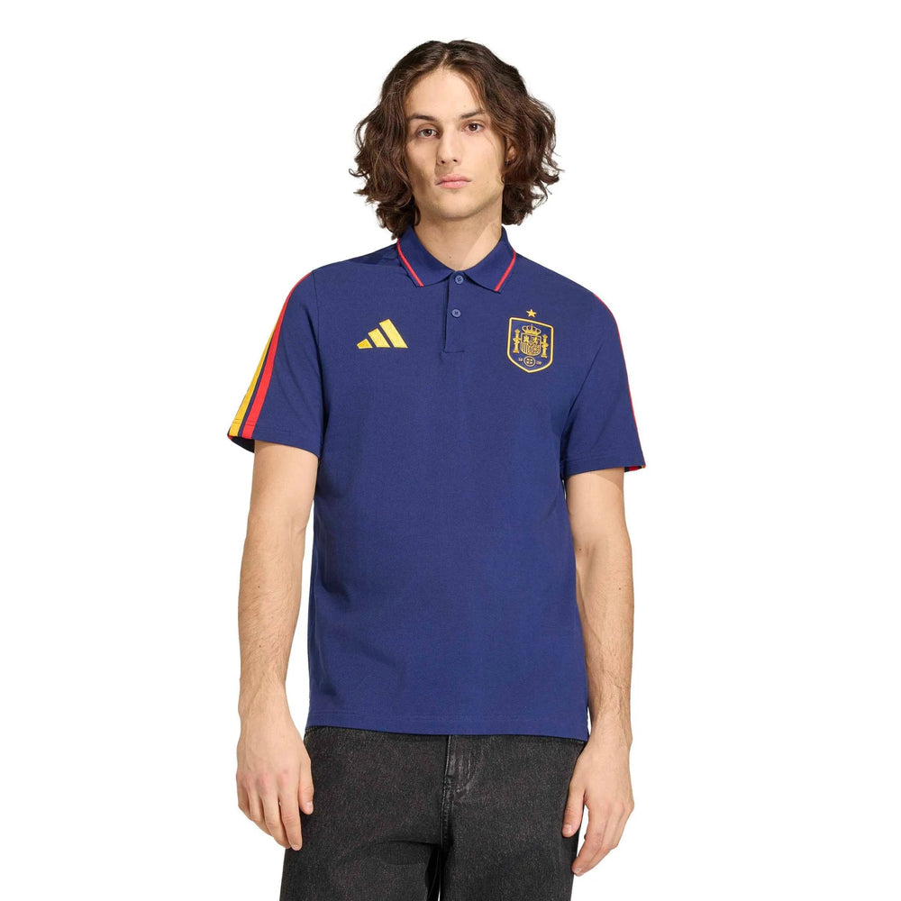 2026 Spain Men's DNA Polo Dark Blue 