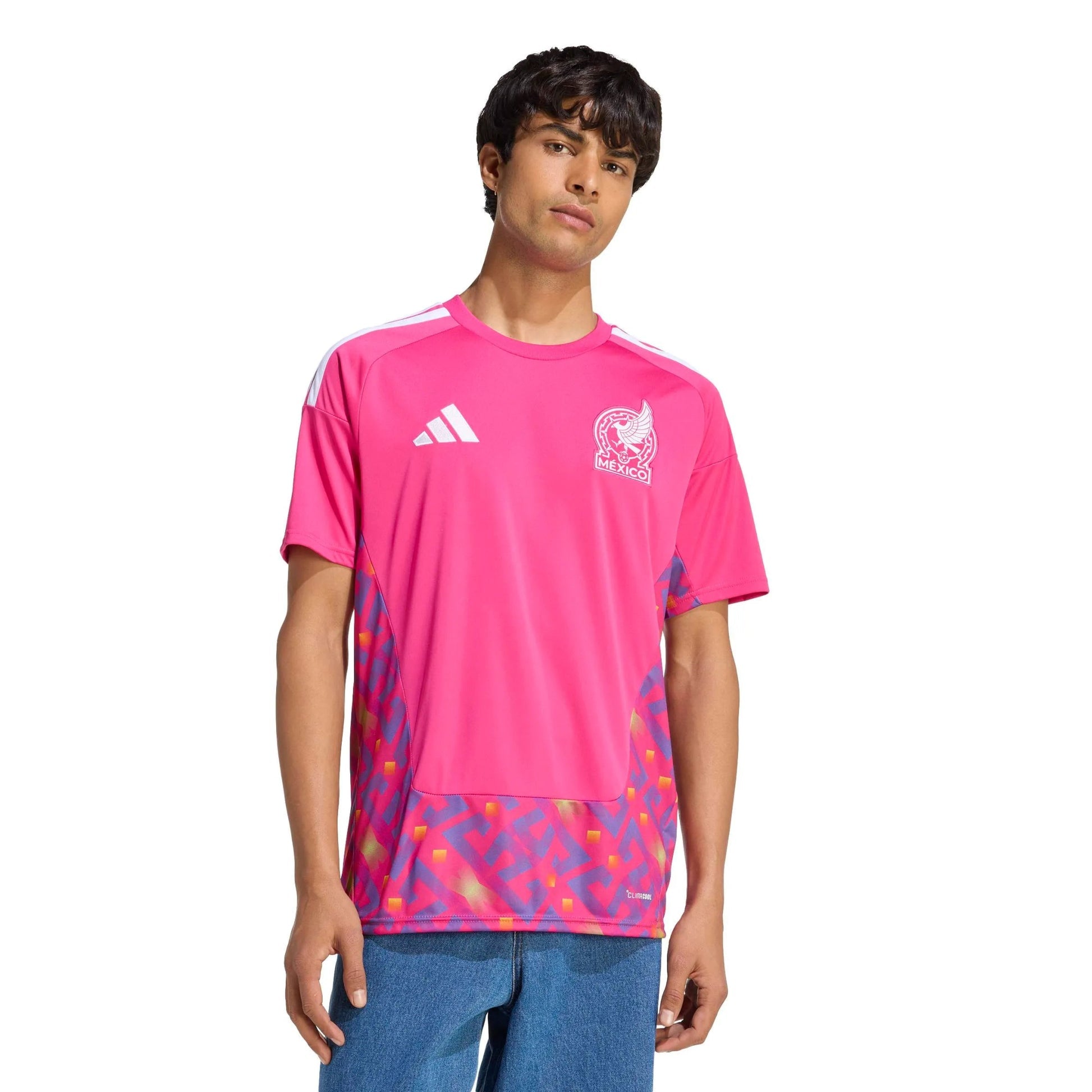 2026 Mexico Men's Stadium Home Goalkeeper Soccer Jersey Team Real Magenta 