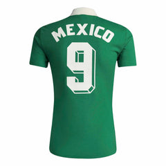 1986 Mexico Men's Retro Stadium Home Soccer Jersey Green 