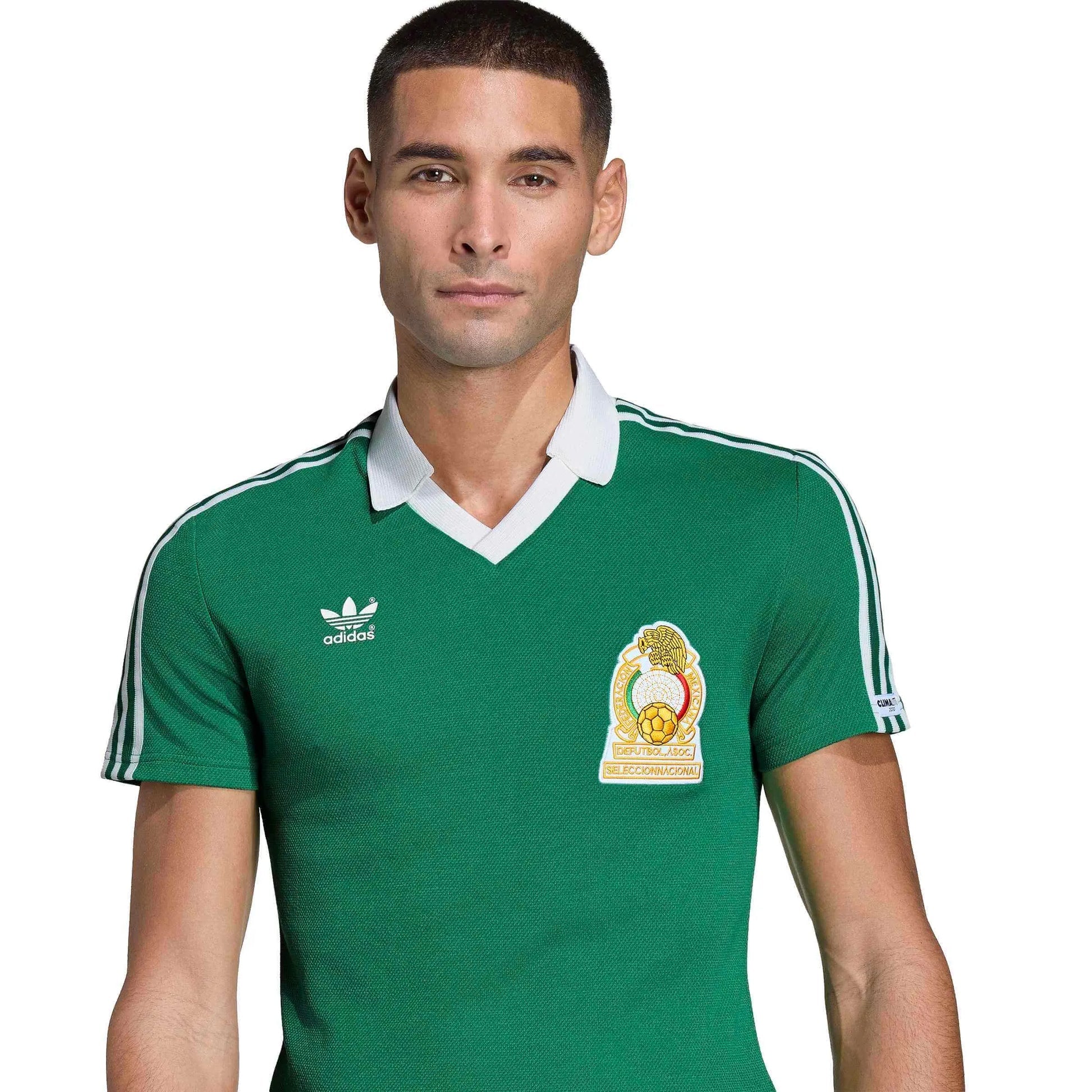 1986 Mexico Men's Retro Stadium Home Soccer Jersey Green 