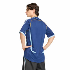 2006 Argentina Men's Retro Stadium Away Soccer Jersey Dark Blue 