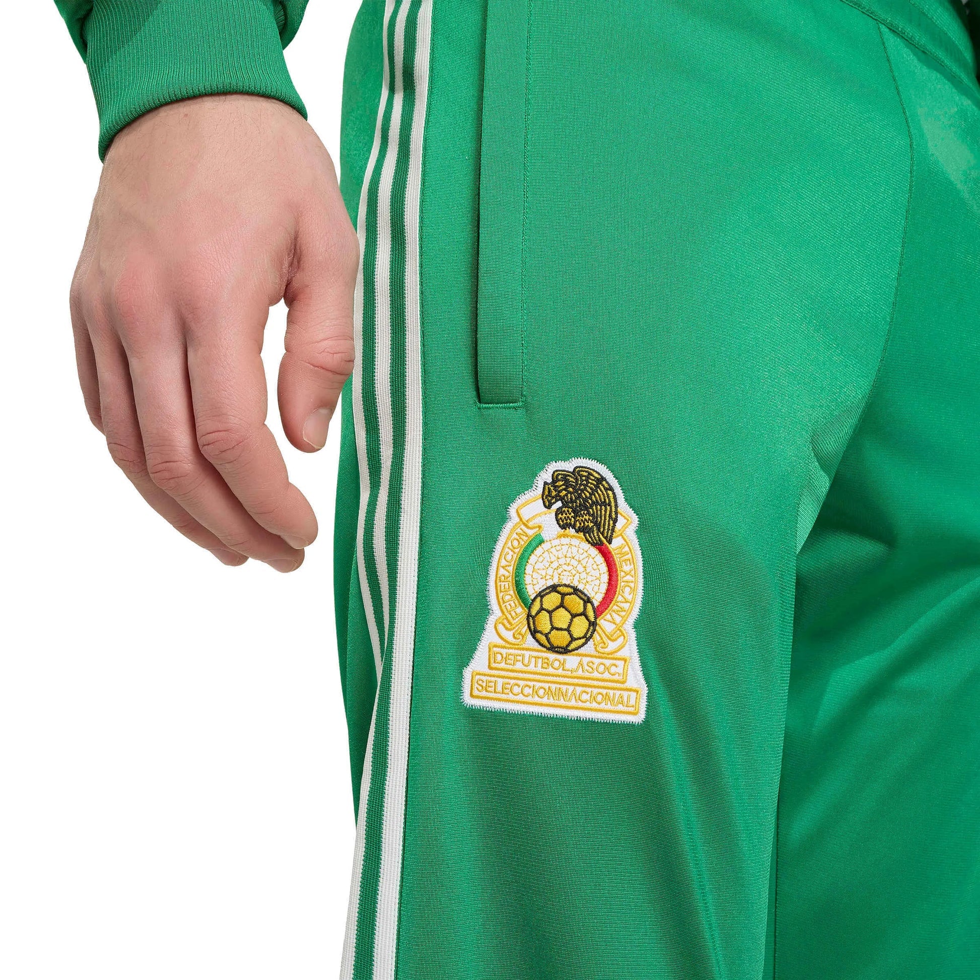 1986 Mexico Men's Retro Track Pants Green 