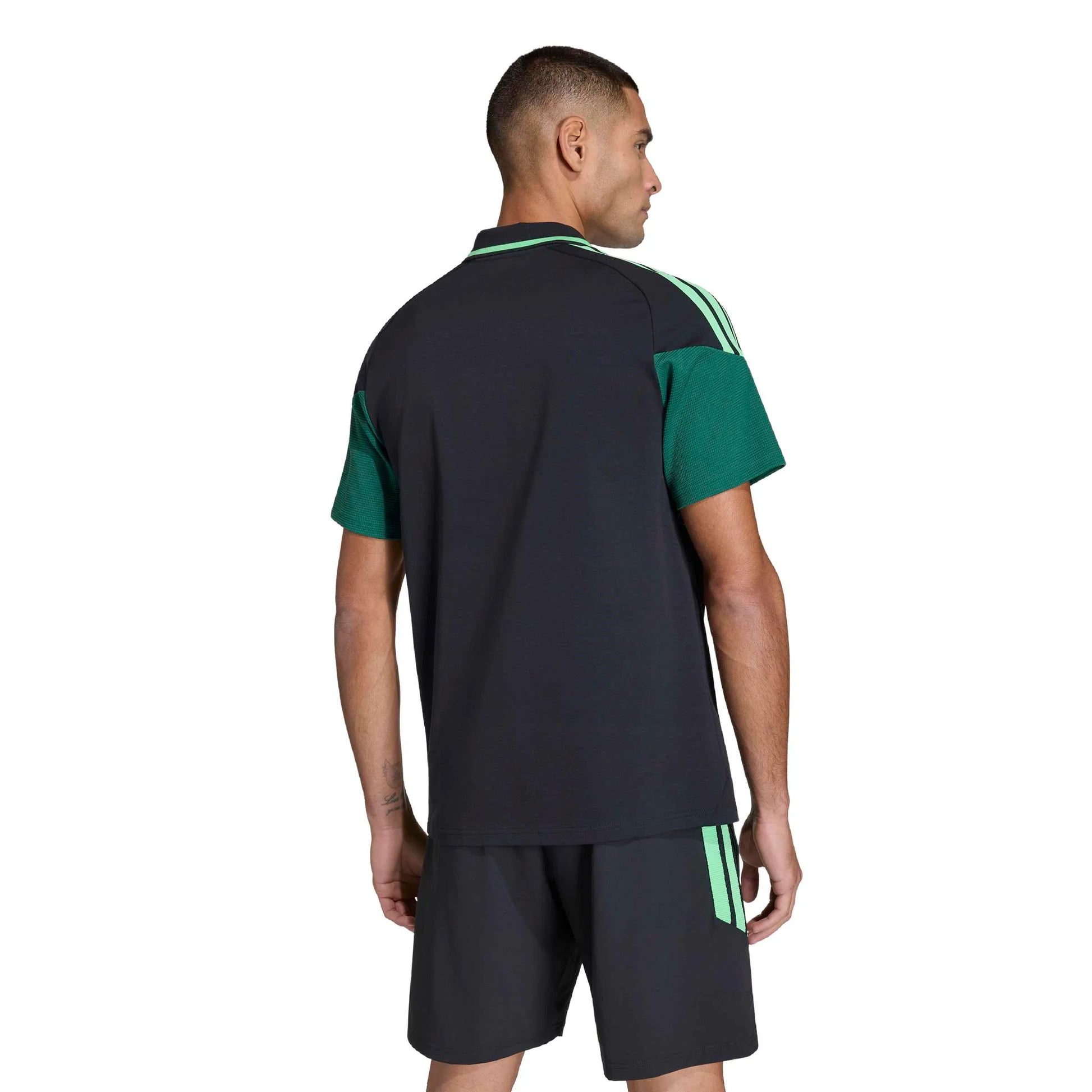 2026 Mexico Men's Tiro Polo Shirt Black / Green 