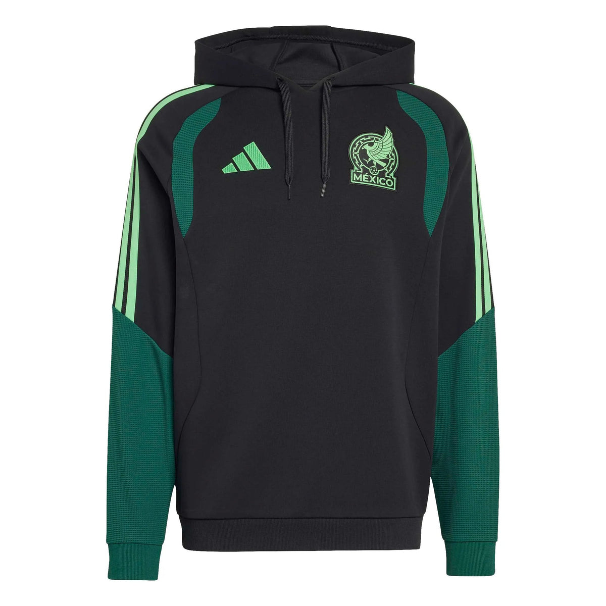 2026 Mexico Men's Tiro Hoodie Black/Green 