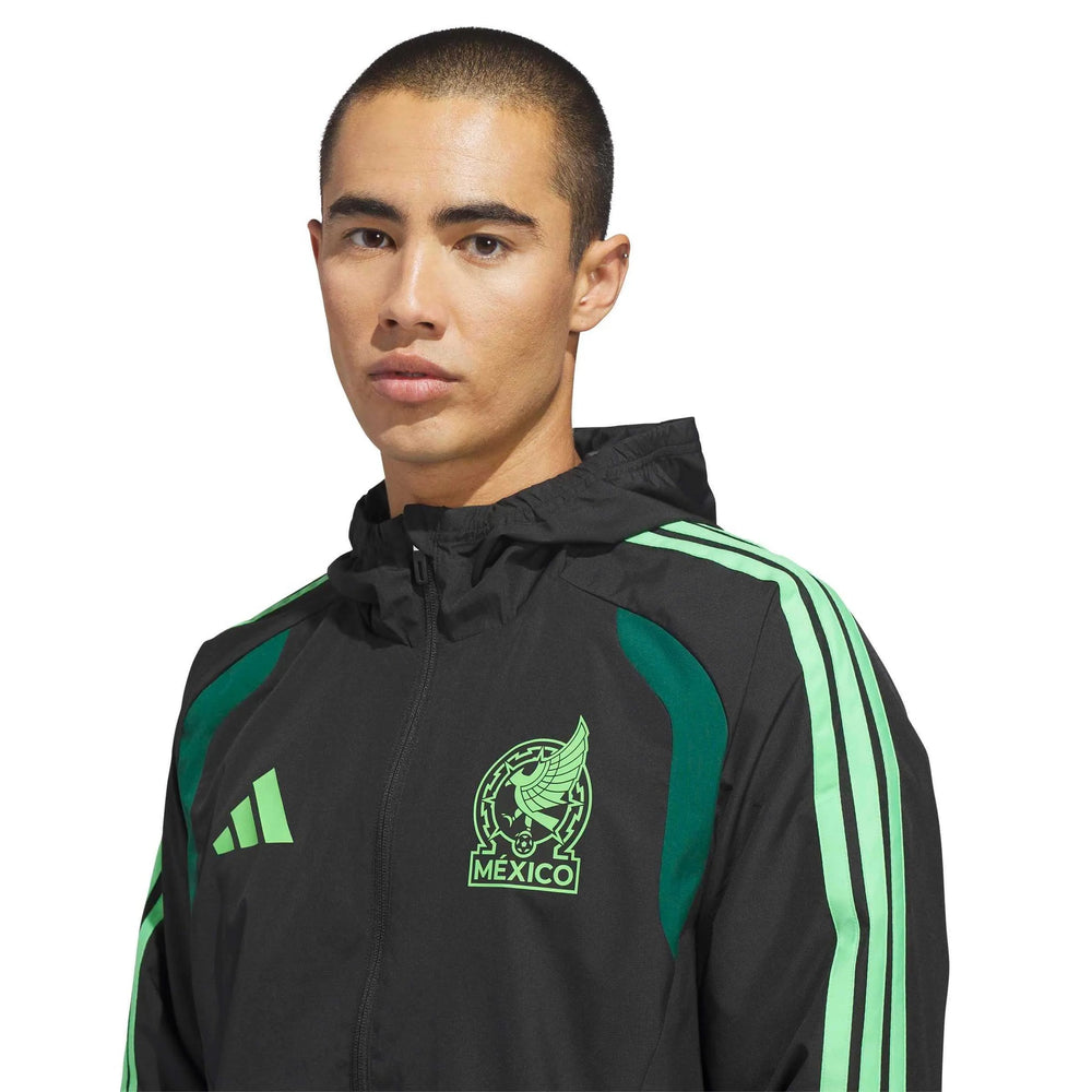 2026 Mexico Men's Tiro All Weather Jacket Black 