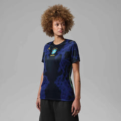 2026-27 Brazil Women's Stadium Away Soccer Jersey Old Royal/Black/P109C 