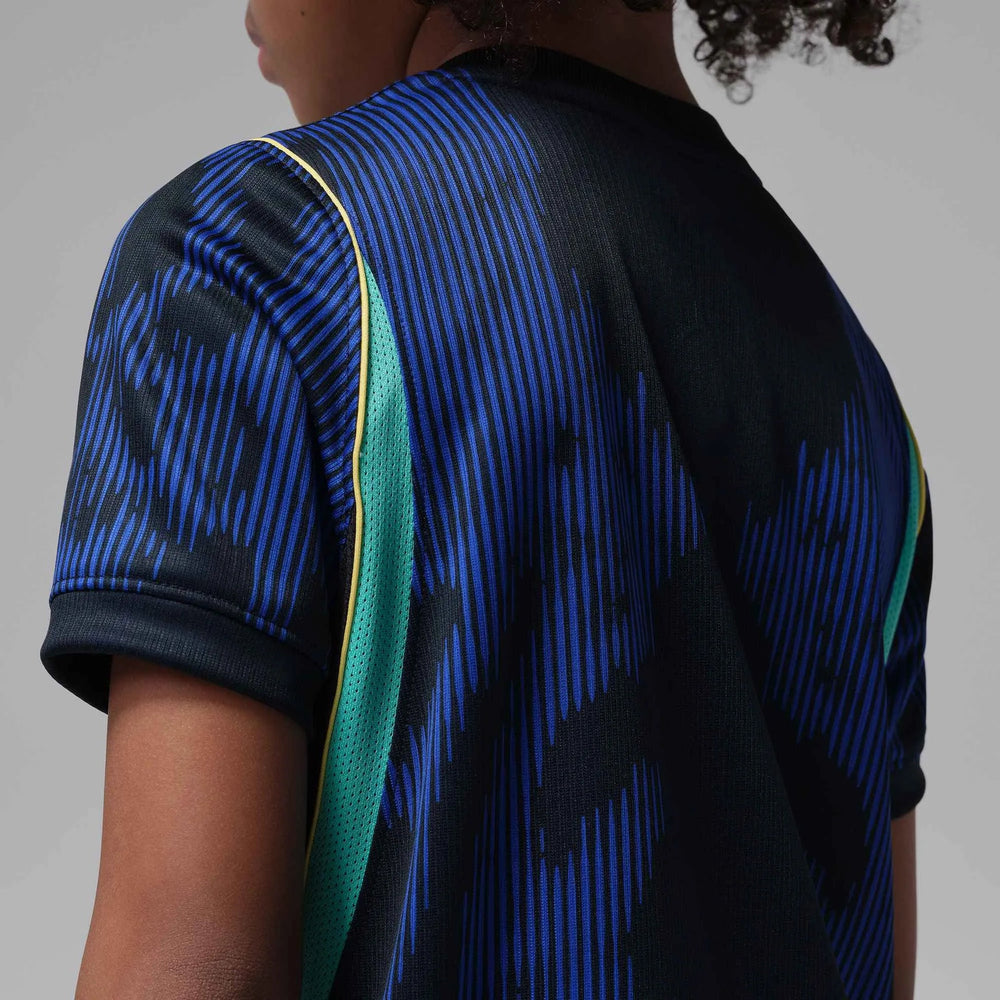 2026-27 Brazil Little Kids' Stadium Away Soccer Jersey Old Royal/Black/P109C 