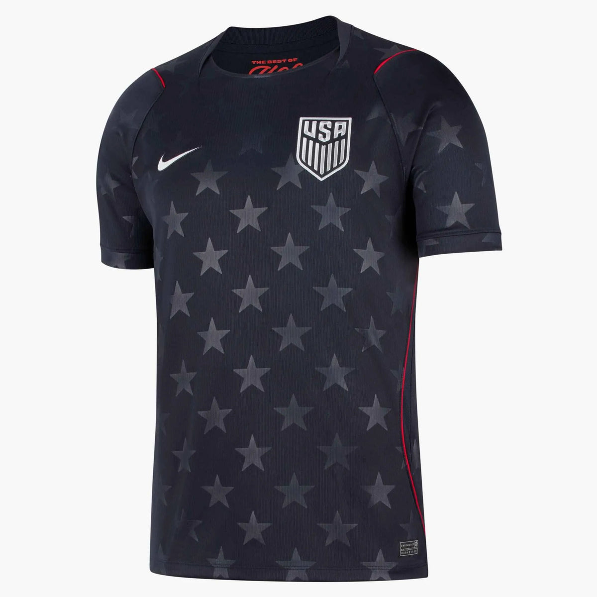 2026-27 USMNT Men's Stadium Away Soccer Jersey Dark Obsidian/Pure Platinum 