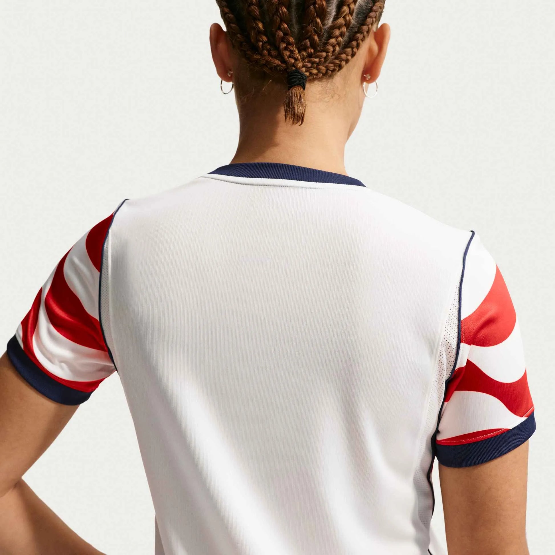 2026-27 USMNT Women's Stadium Home Soccer Jersey Sail/Midnight Navy/Midnight Navy 