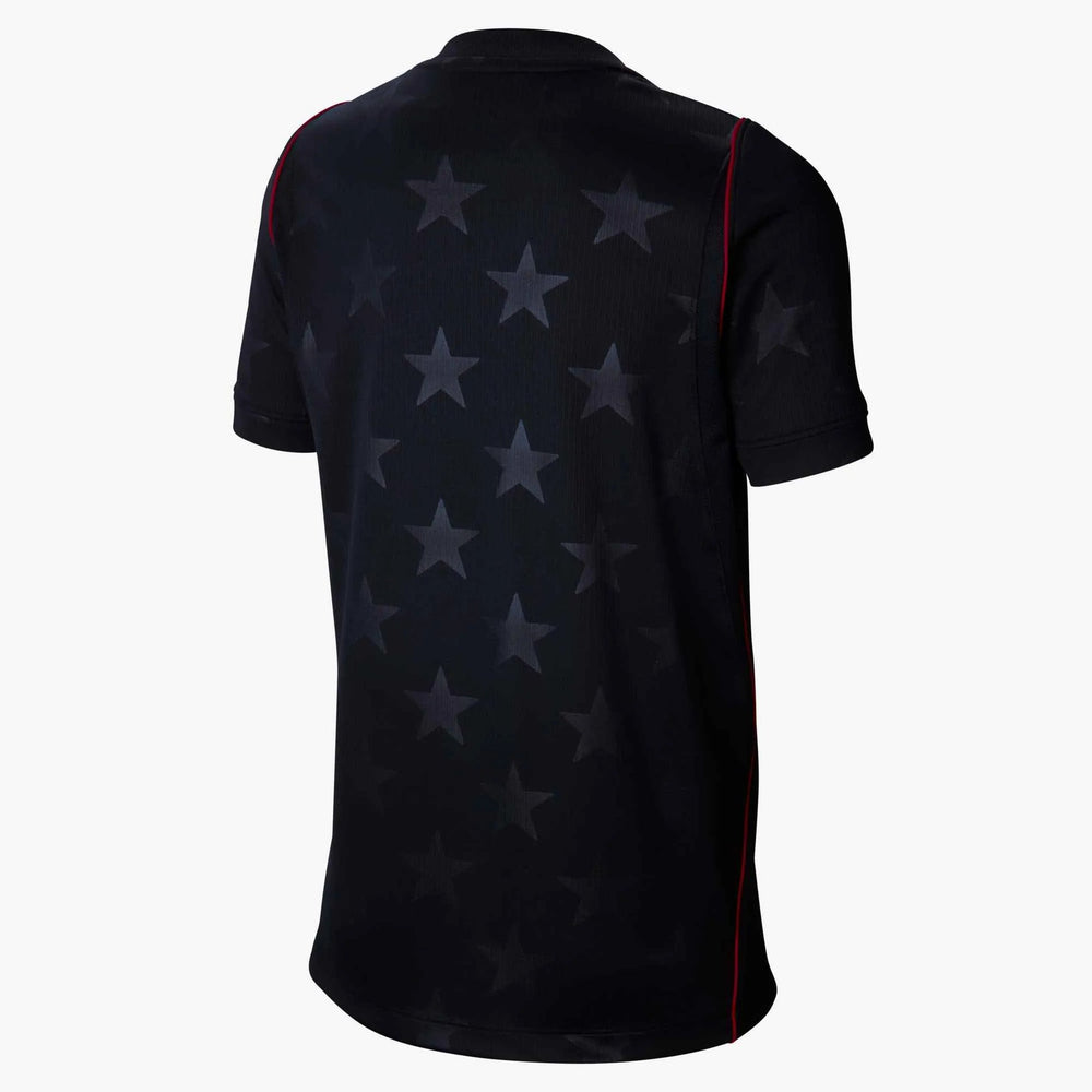2026-27 USMNT Youth Stadium Away Soccer Jersey Dark Obsidian/Pure Platinum 