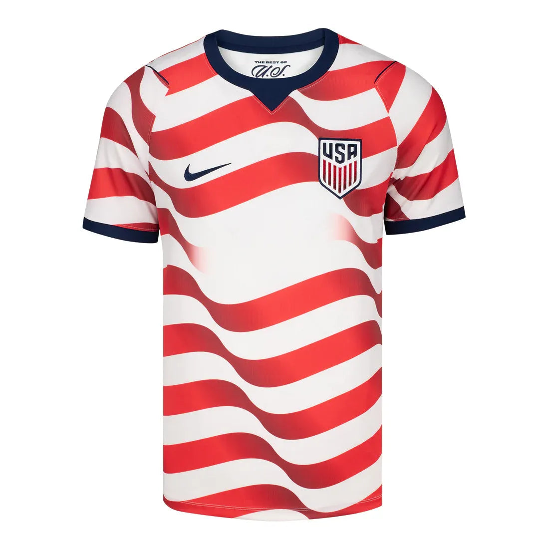 2026-27 USMNT Men's Stadium Home Player Soccer Jersey Sail/Midnight Navy/Midnight Navy 