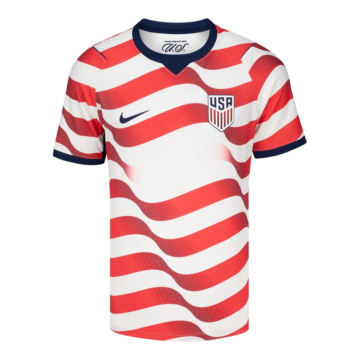 2026-27 USMNT Men's Authentic Home Player Soccer Jersey Sail/Midnight Navy/Midnight Navy 