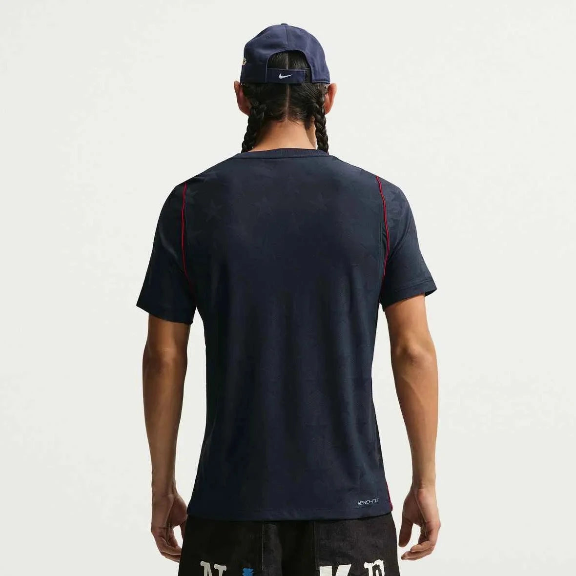 2026-27 USMNT Men's Authentic Away Soccer Jersey Dark Obsidian/Pure Platinum 