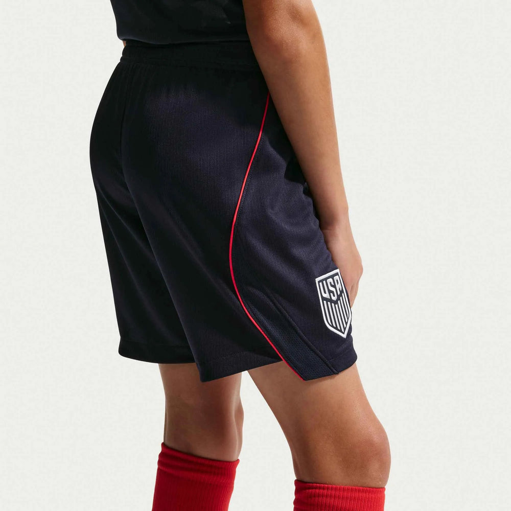 2026-27 USMNT Youth Stadium Away Shorts Dark Obsidian/Pure Platinum 