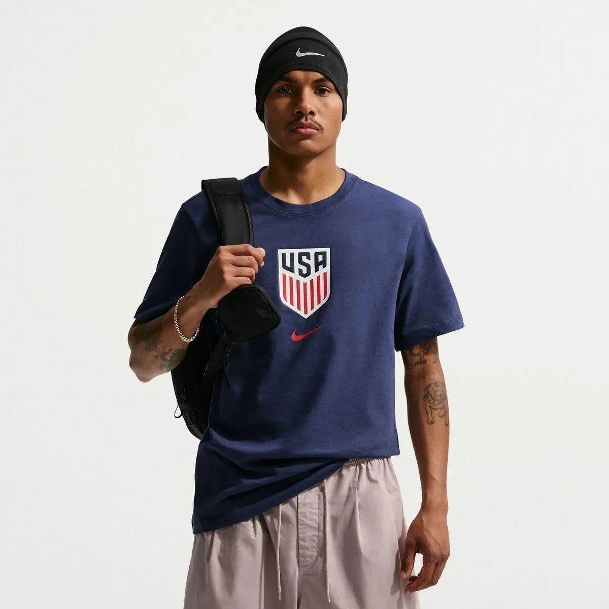2026-27 USMNT Men's Crest Tee Midnight Navy 