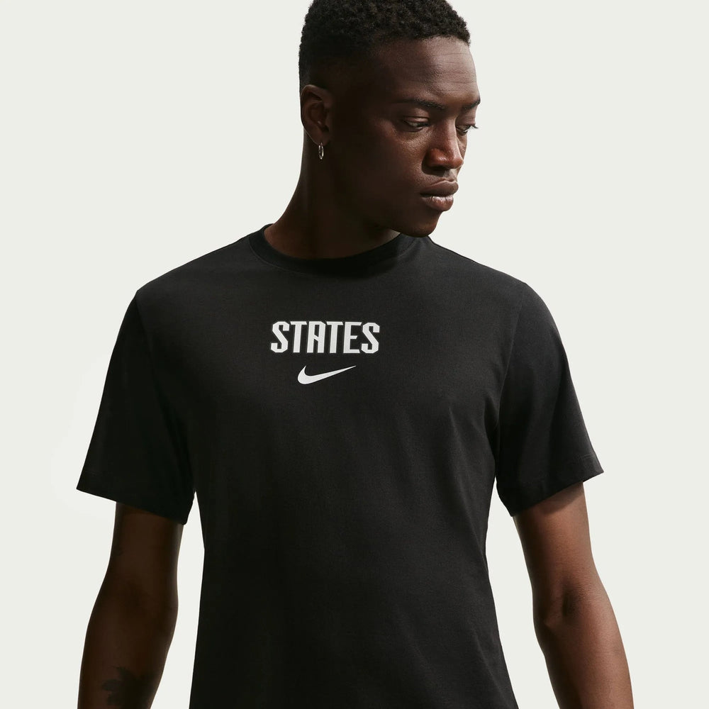 2026-27 USMNT Men's Wordmark Tee Black 