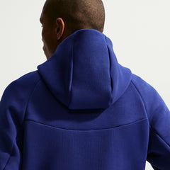 2026-27 USMNT Men's Full-Zip Tech Fleece Hoodie Deep Royal Blue/Challenge Red 