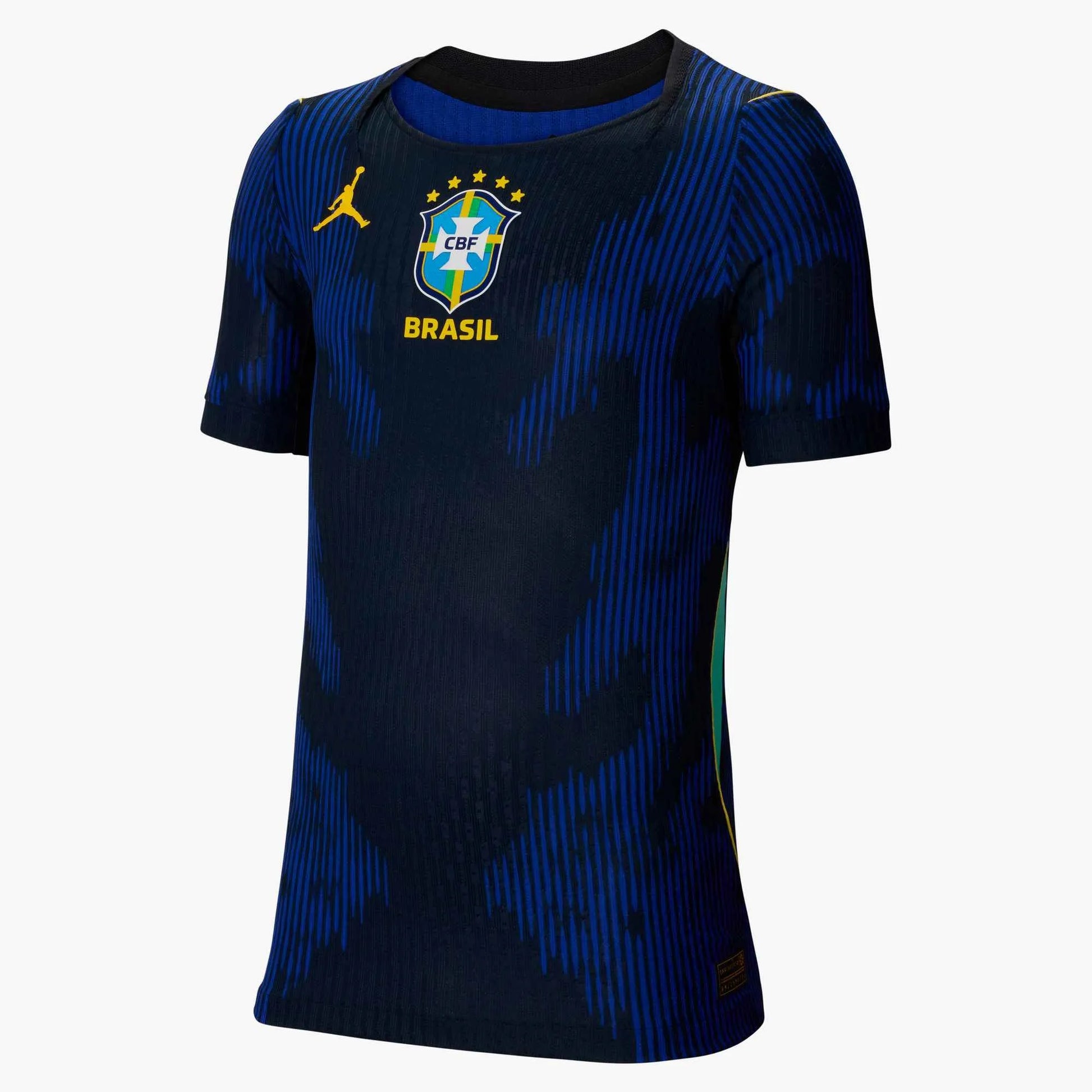 2026-27 Brazil Youth Authentic Away Soccer Jersey Old Royal/Black/P109C 