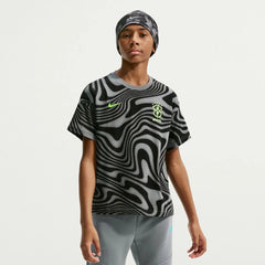 2026-27 Brazil Youth All Over Print Tee Dark Steel Grey 