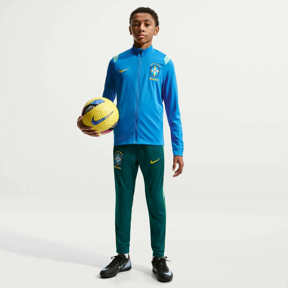 2026-27 Brazil Youth Academy Pro Track Suit LT Photo Blue/Geode Teal/Midwest Gold 