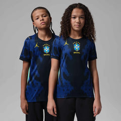 2026-27 Brazil Youth Stadium Away Soccer Jersey Old Royal/Black/P109C 