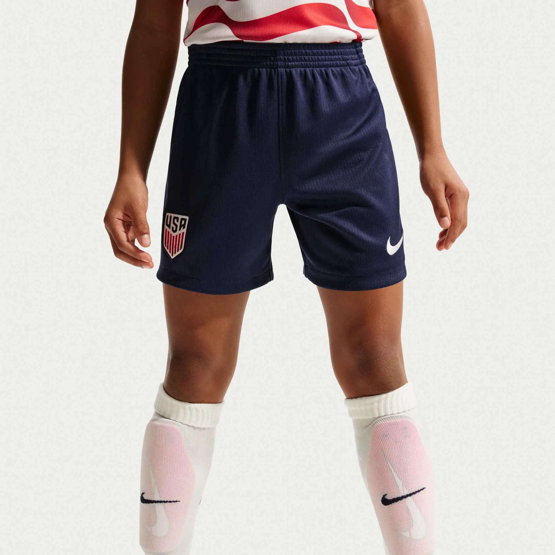 2026-27 USMNT Little Kid's Stadium Home Kit Sail/Midnight Navy/Midnight Navy 