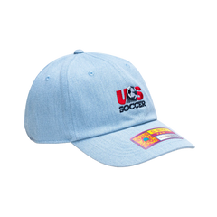 Fan Ink Collection USA Soccer "Making History" Adjustable Hat Light Blue 
