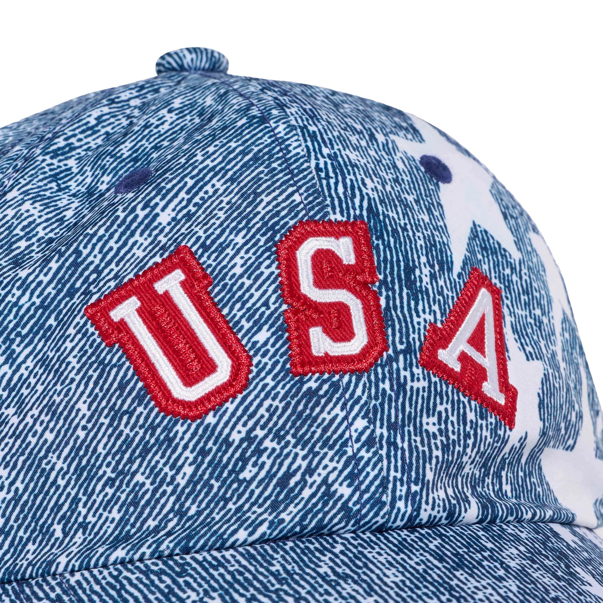 USA Denim Graphic Cap White / Dark Blue / Power Red 