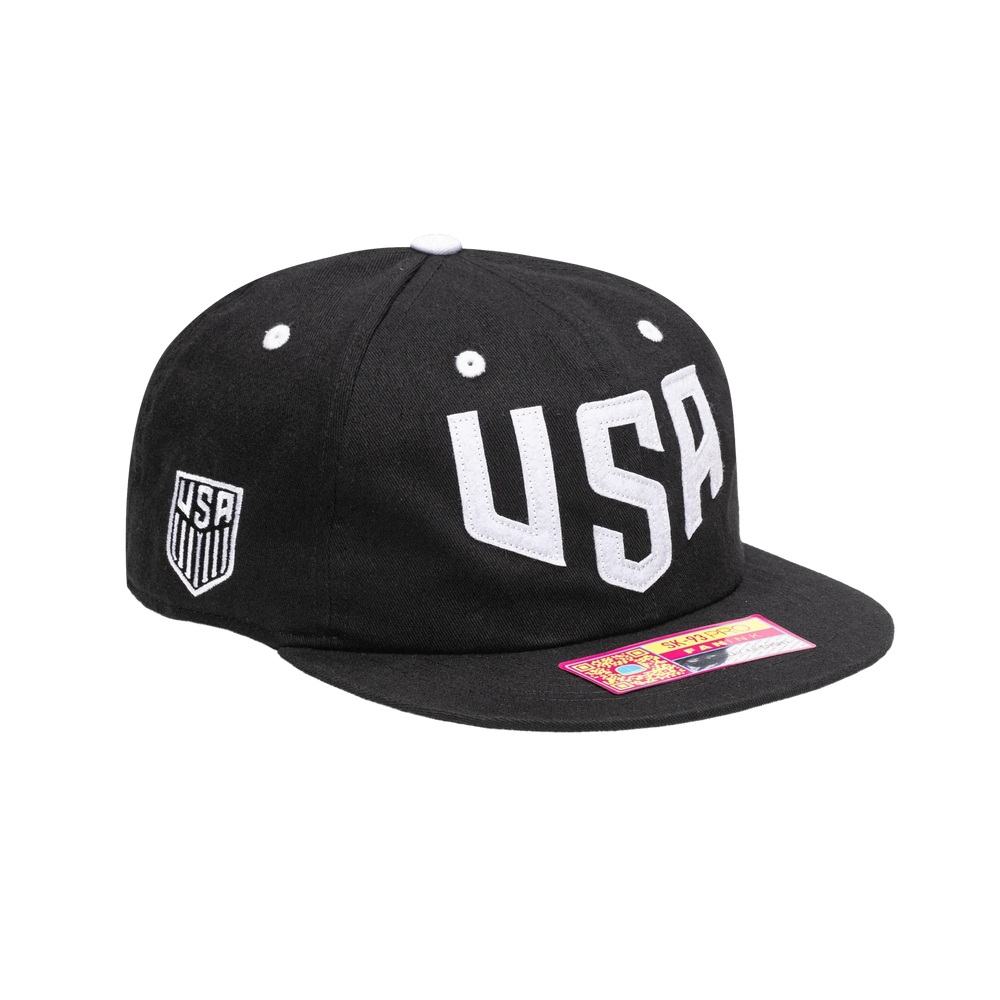 Fan Ink Collection USA Bankroll Snapback Hat Black 