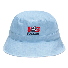 Fan Ink Collection USA Soccer "Making History" Bucket Hat Light Blue 